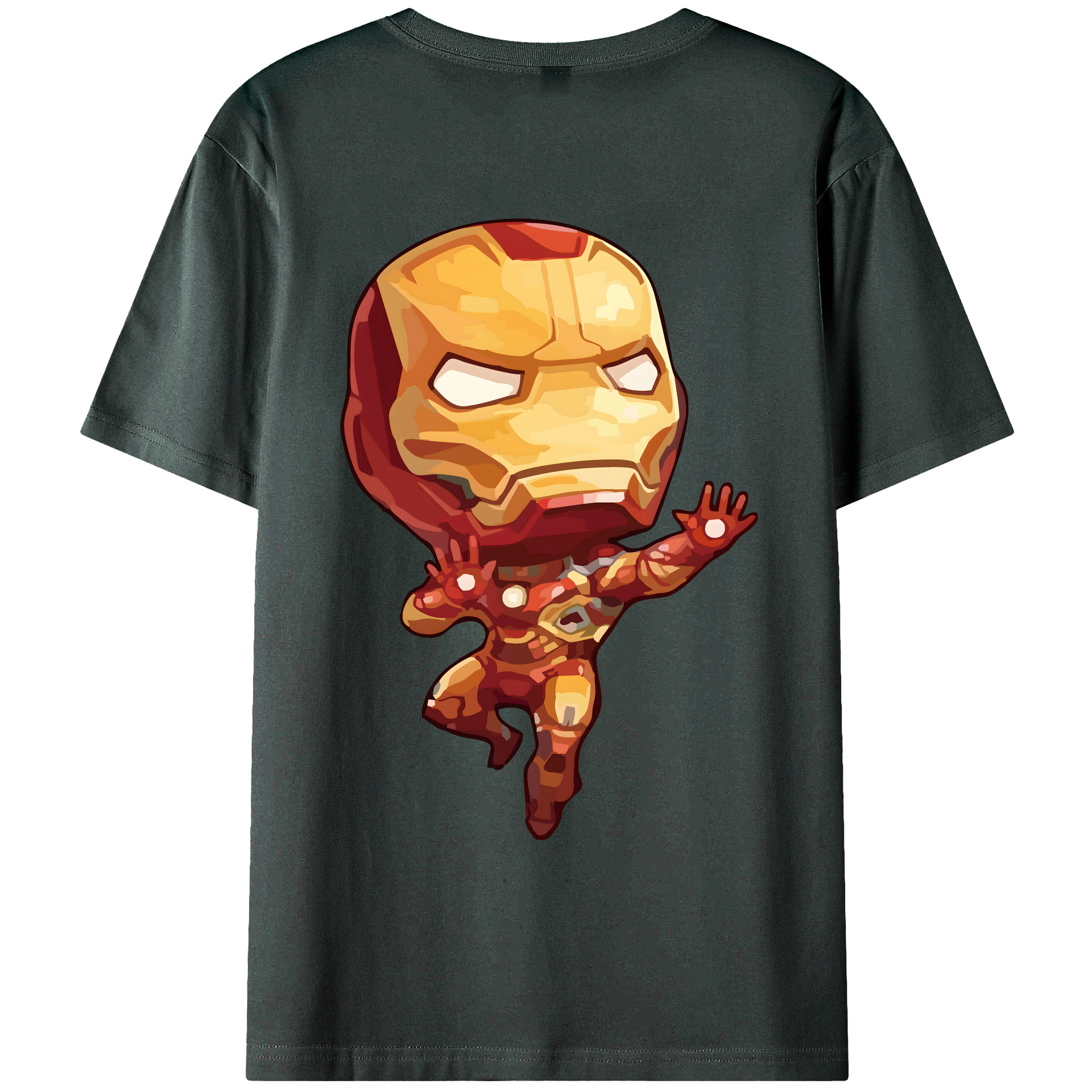 アベンジャーズ The Avengers 綿100％ メンズ半袖Tシャツ（バックプリント） 通気性